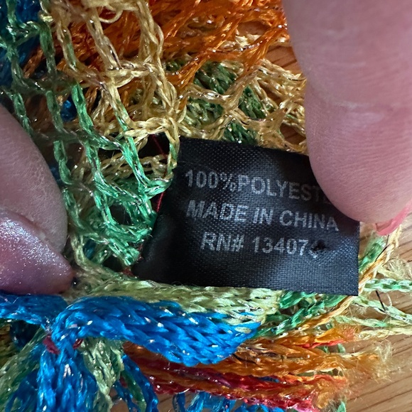 Crochet Multicolor Coverup Swimsuit Coverup - Picture 10 of 11